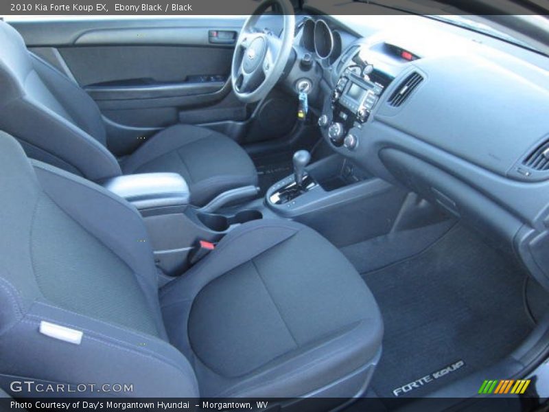 Ebony Black / Black 2010 Kia Forte Koup EX