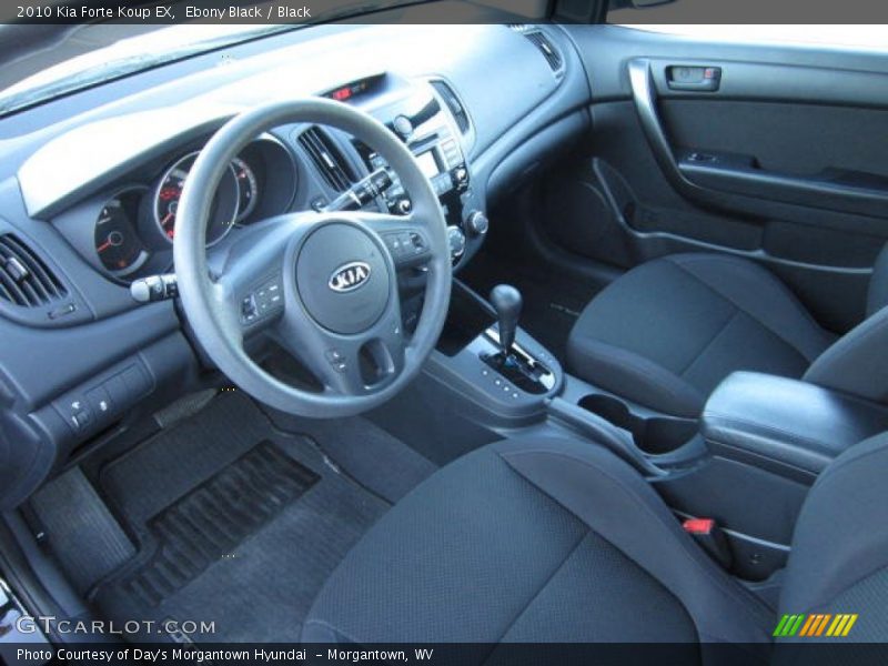 Ebony Black / Black 2010 Kia Forte Koup EX