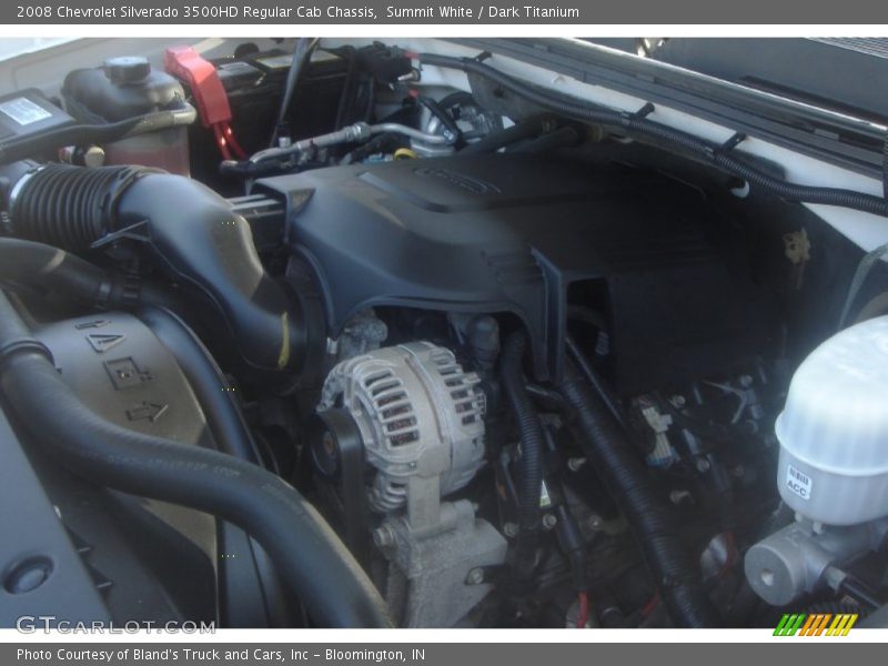 Summit White / Dark Titanium 2008 Chevrolet Silverado 3500HD Regular Cab Chassis