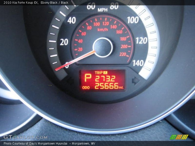 Ebony Black / Black 2010 Kia Forte Koup EX