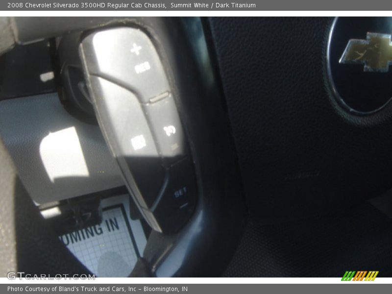Summit White / Dark Titanium 2008 Chevrolet Silverado 3500HD Regular Cab Chassis