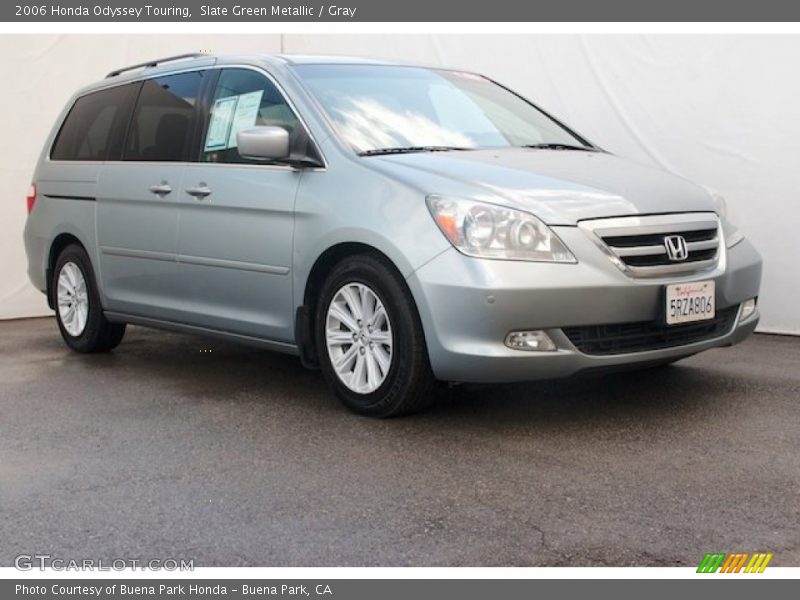 Slate Green Metallic / Gray 2006 Honda Odyssey Touring