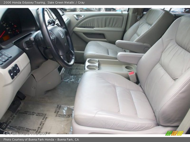 Slate Green Metallic / Gray 2006 Honda Odyssey Touring