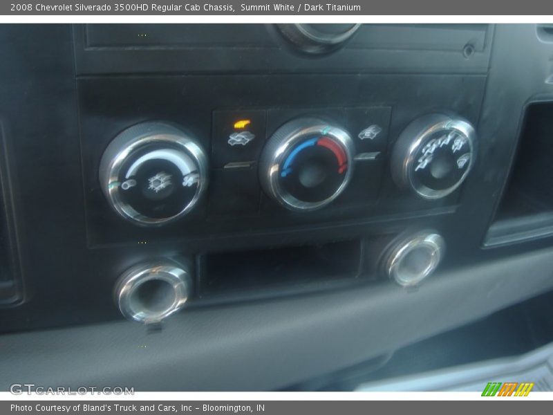 Summit White / Dark Titanium 2008 Chevrolet Silverado 3500HD Regular Cab Chassis