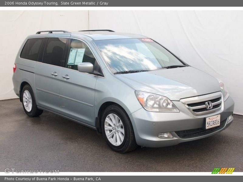 Slate Green Metallic / Gray 2006 Honda Odyssey Touring