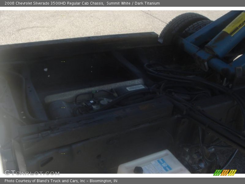 Summit White / Dark Titanium 2008 Chevrolet Silverado 3500HD Regular Cab Chassis