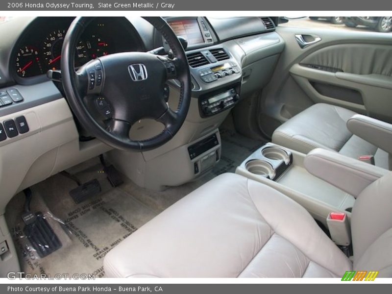 Slate Green Metallic / Gray 2006 Honda Odyssey Touring