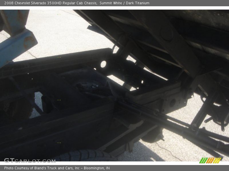 Summit White / Dark Titanium 2008 Chevrolet Silverado 3500HD Regular Cab Chassis