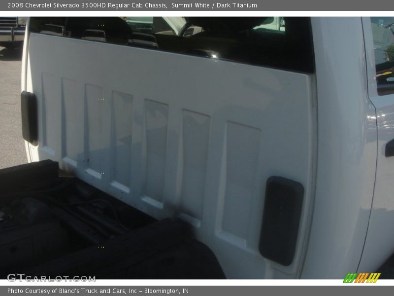 Summit White / Dark Titanium 2008 Chevrolet Silverado 3500HD Regular Cab Chassis