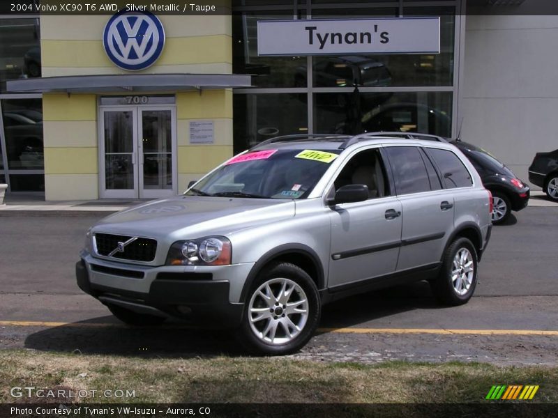 Silver Metallic / Taupe 2004 Volvo XC90 T6 AWD