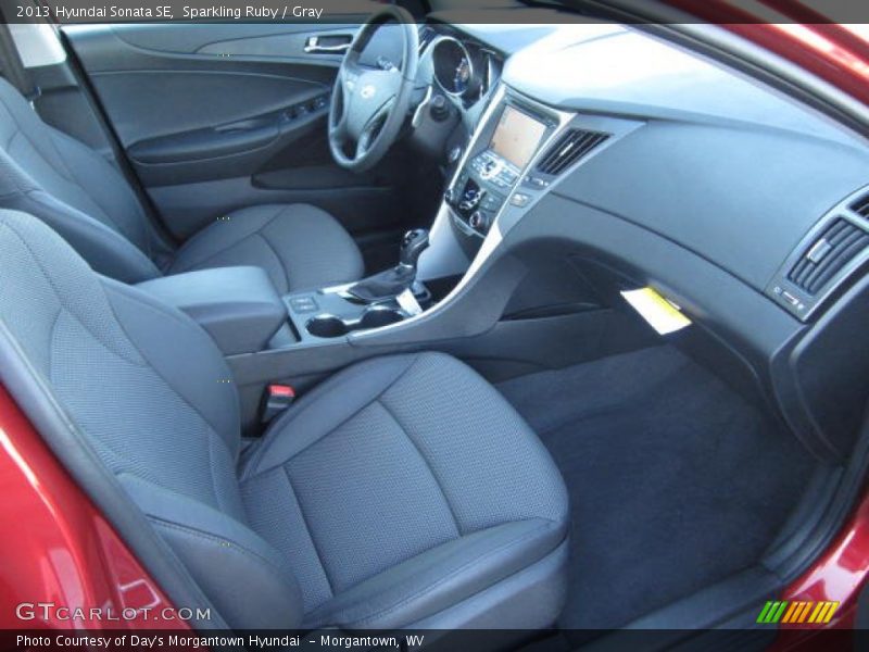 Sparkling Ruby / Gray 2013 Hyundai Sonata SE