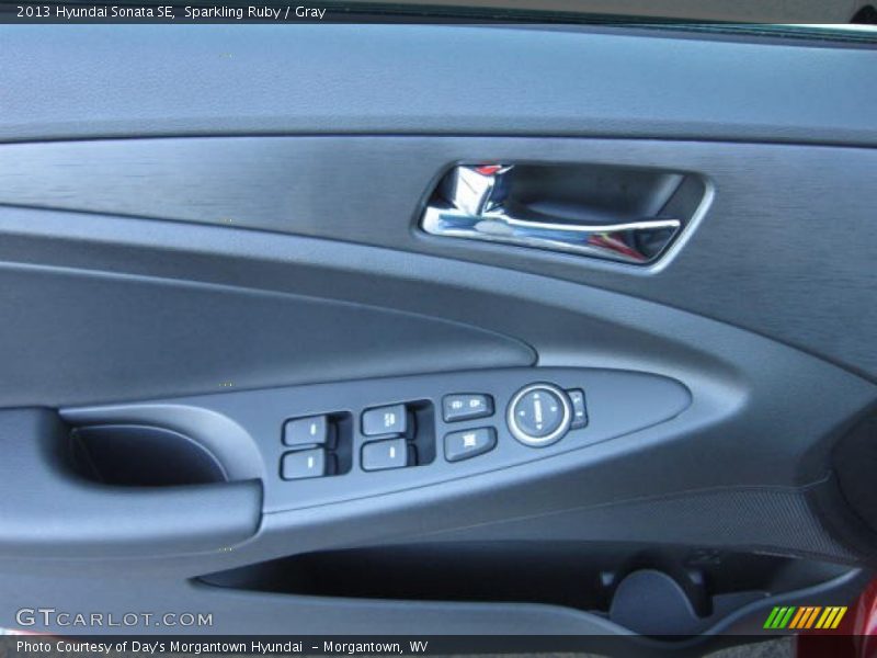 Sparkling Ruby / Gray 2013 Hyundai Sonata SE