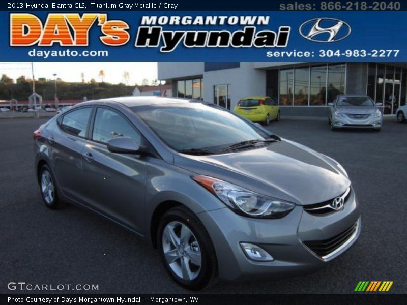 Titanium Gray Metallic / Gray 2013 Hyundai Elantra GLS