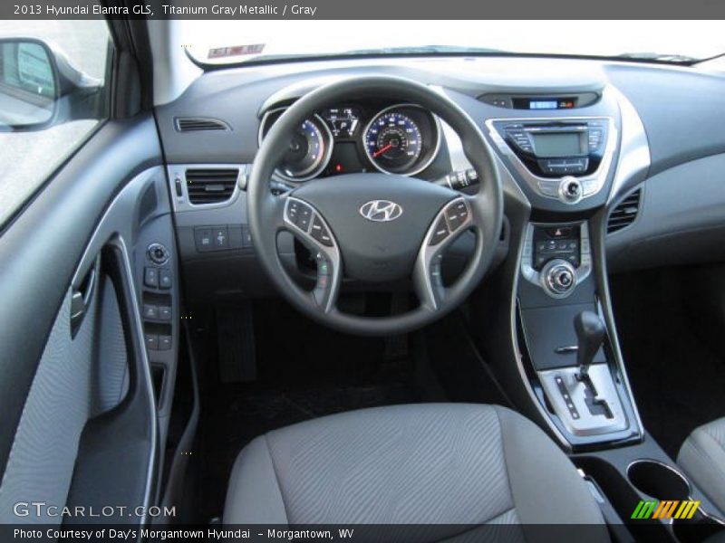 Titanium Gray Metallic / Gray 2013 Hyundai Elantra GLS