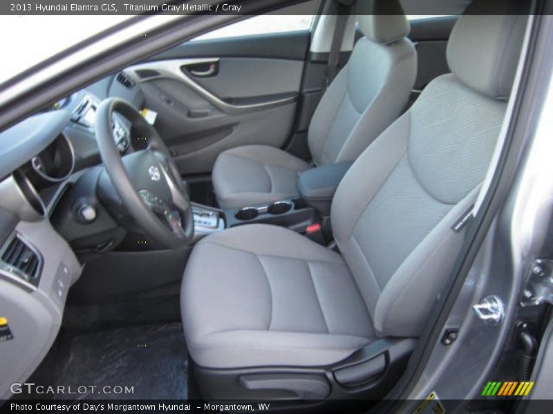 Titanium Gray Metallic / Gray 2013 Hyundai Elantra GLS