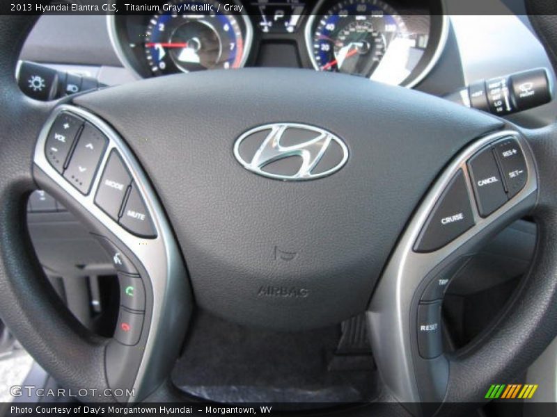 Titanium Gray Metallic / Gray 2013 Hyundai Elantra GLS