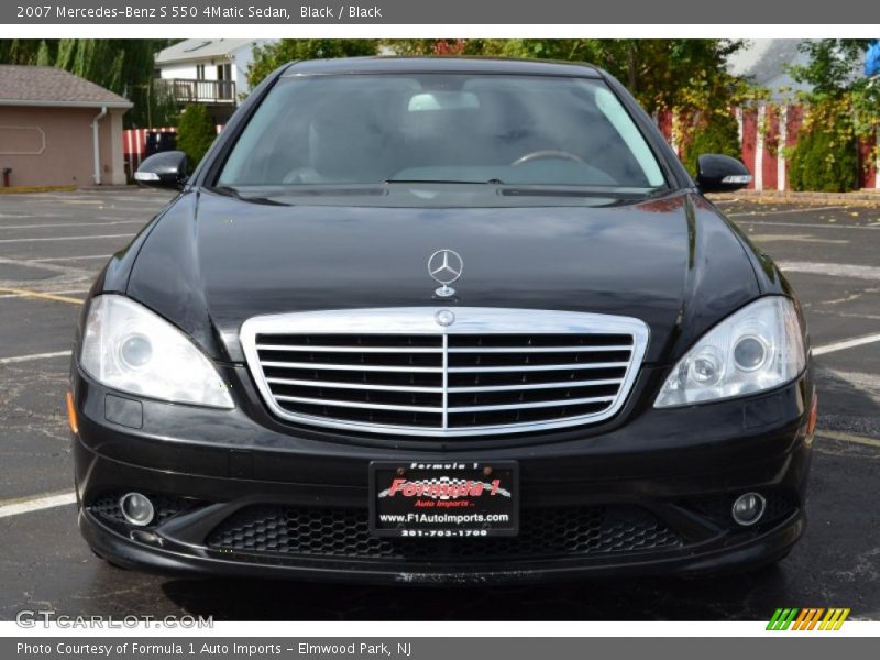 Black / Black 2007 Mercedes-Benz S 550 4Matic Sedan