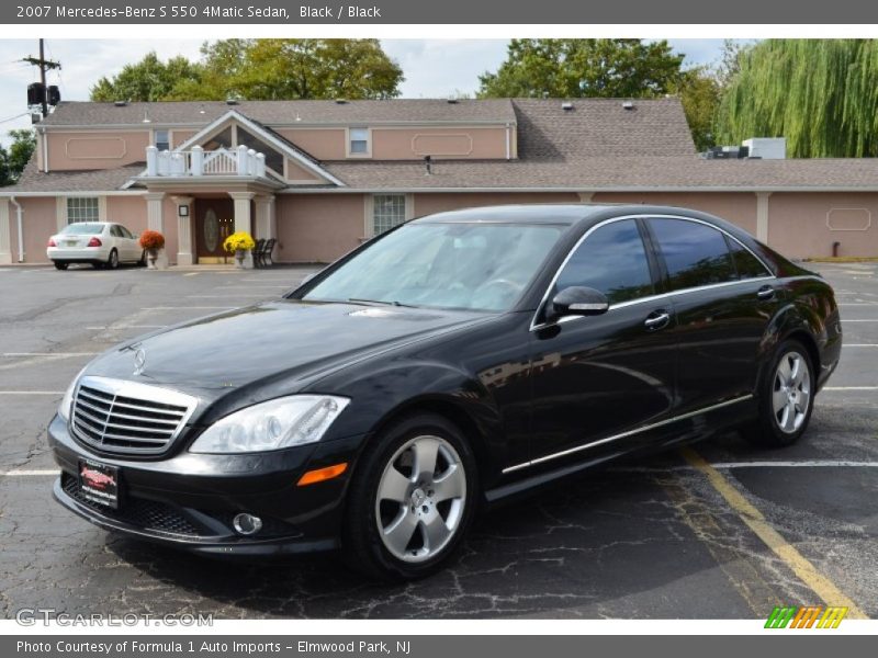 Black / Black 2007 Mercedes-Benz S 550 4Matic Sedan