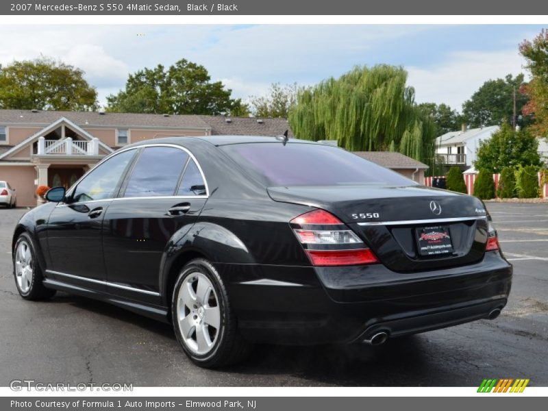 Black / Black 2007 Mercedes-Benz S 550 4Matic Sedan