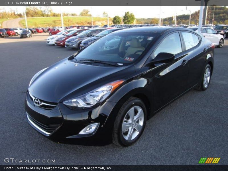 Black / Beige 2013 Hyundai Elantra GLS