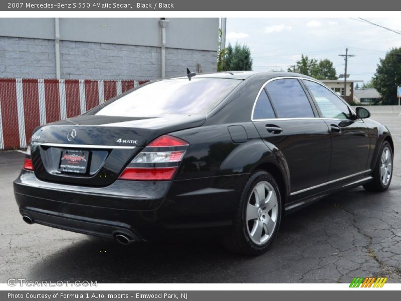 Black / Black 2007 Mercedes-Benz S 550 4Matic Sedan