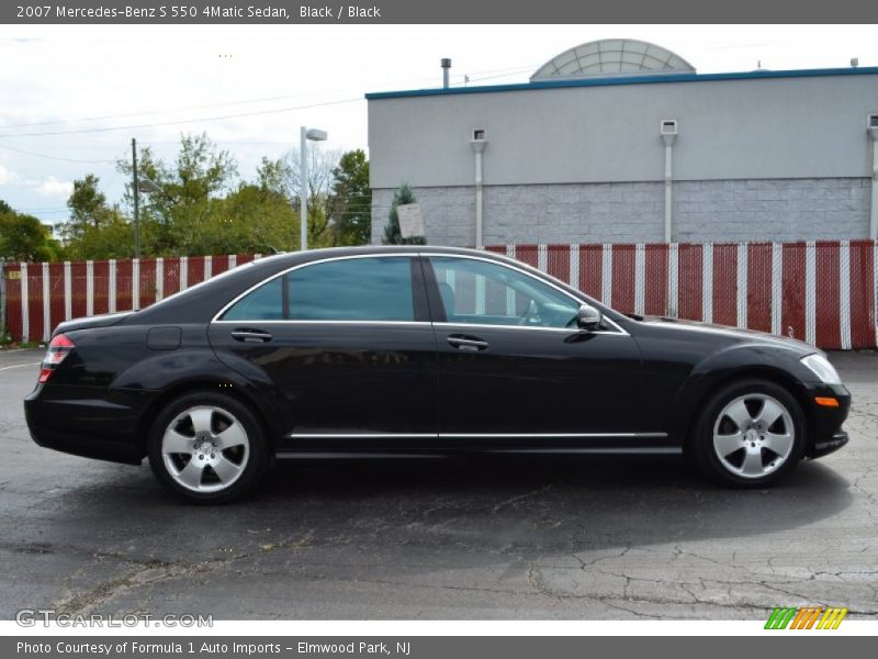 Black / Black 2007 Mercedes-Benz S 550 4Matic Sedan