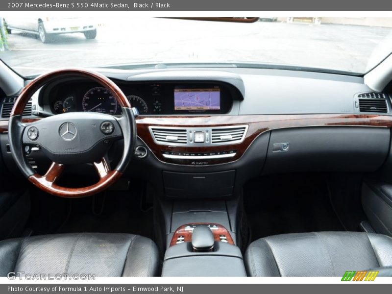Black / Black 2007 Mercedes-Benz S 550 4Matic Sedan