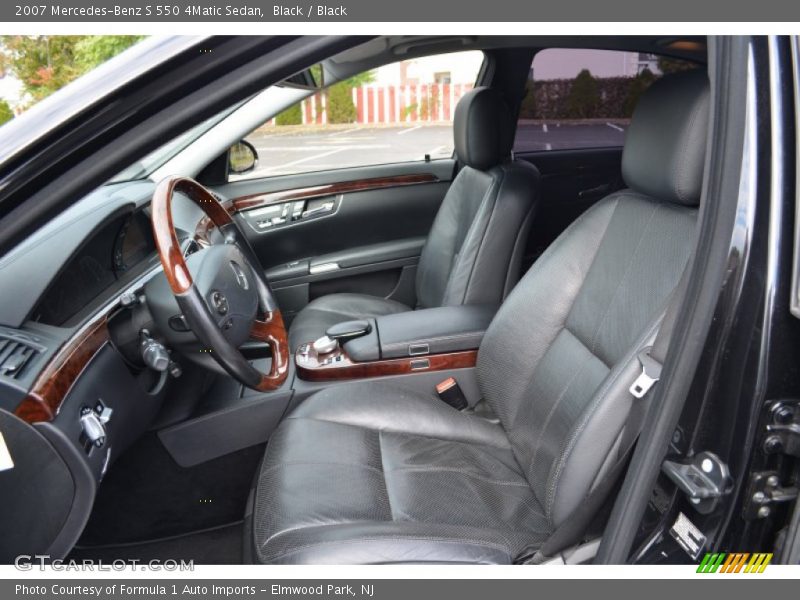 Black / Black 2007 Mercedes-Benz S 550 4Matic Sedan