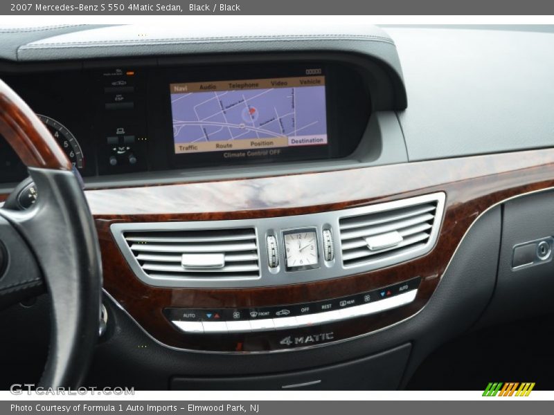Black / Black 2007 Mercedes-Benz S 550 4Matic Sedan
