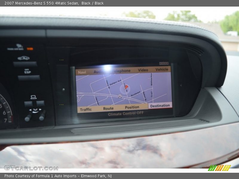 Black / Black 2007 Mercedes-Benz S 550 4Matic Sedan
