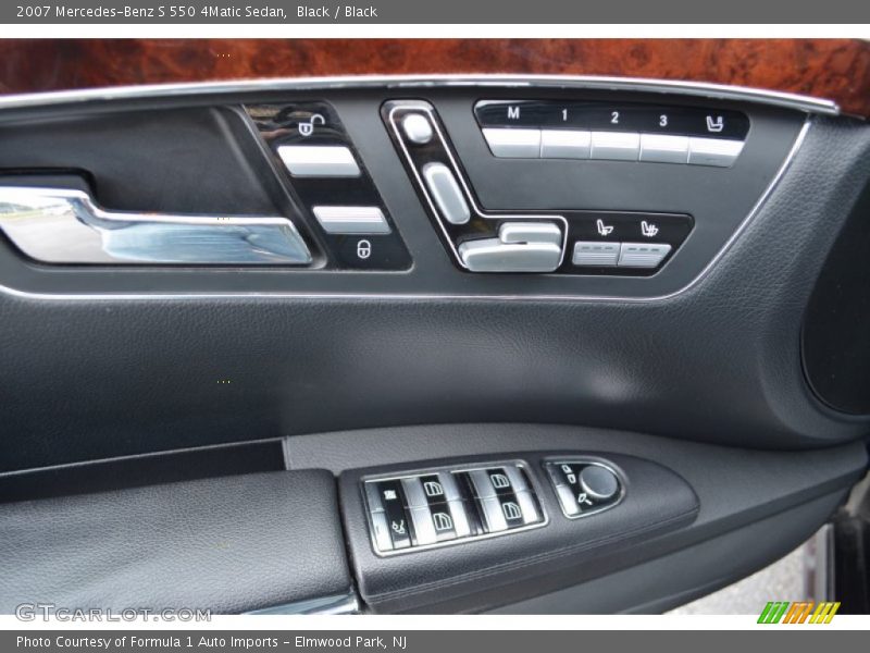 Black / Black 2007 Mercedes-Benz S 550 4Matic Sedan