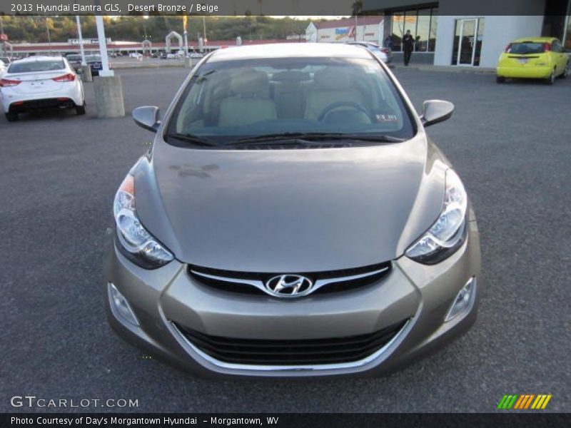 Desert Bronze / Beige 2013 Hyundai Elantra GLS