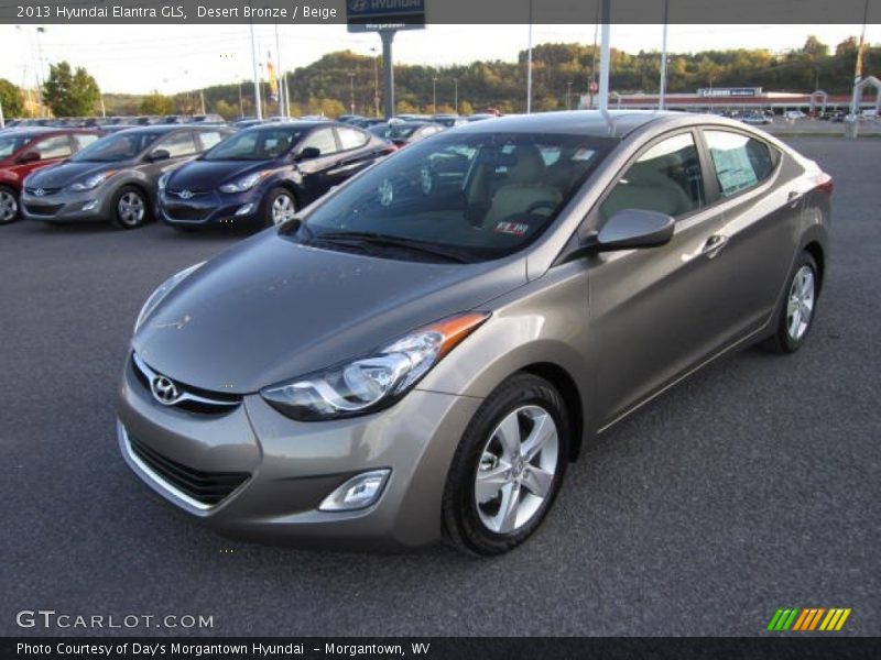 Desert Bronze / Beige 2013 Hyundai Elantra GLS