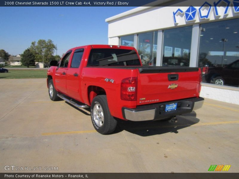 Victory Red / Ebony 2008 Chevrolet Silverado 1500 LT Crew Cab 4x4