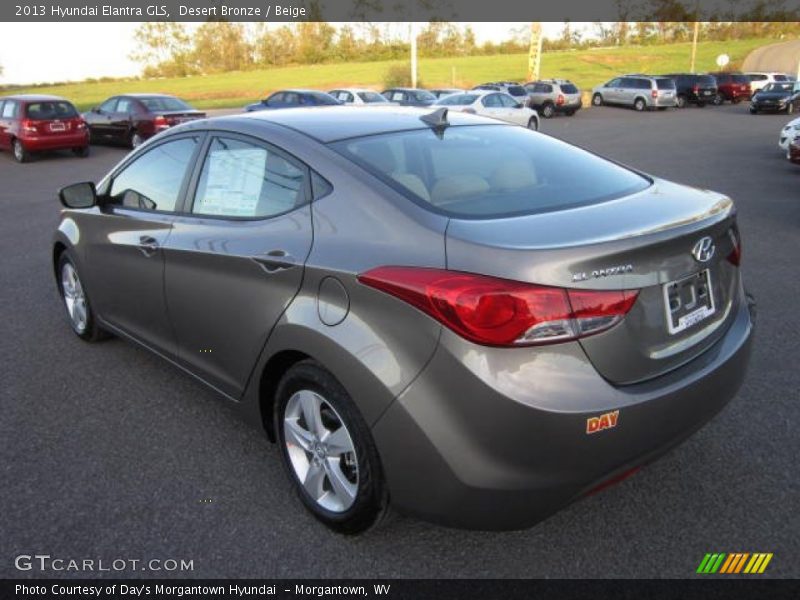 Desert Bronze / Beige 2013 Hyundai Elantra GLS
