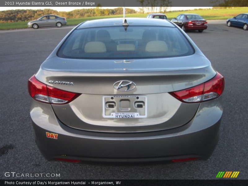 Desert Bronze / Beige 2013 Hyundai Elantra GLS