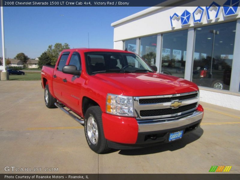 Victory Red / Ebony 2008 Chevrolet Silverado 1500 LT Crew Cab 4x4