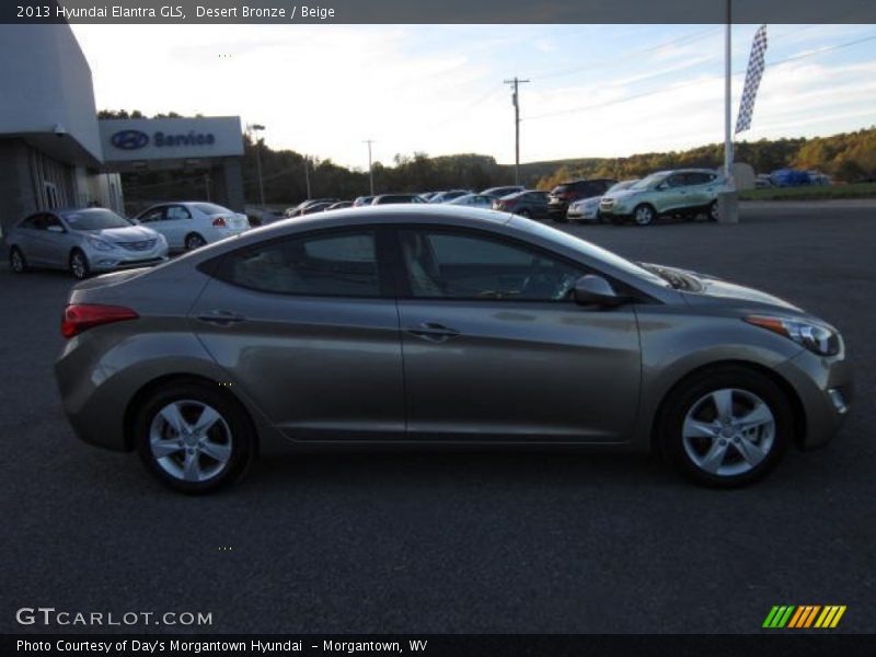 Desert Bronze / Beige 2013 Hyundai Elantra GLS