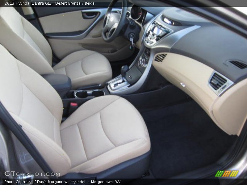 Desert Bronze / Beige 2013 Hyundai Elantra GLS