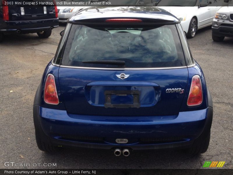 Indi Blue Metallic / Panther Black 2003 Mini Cooper S Hardtop
