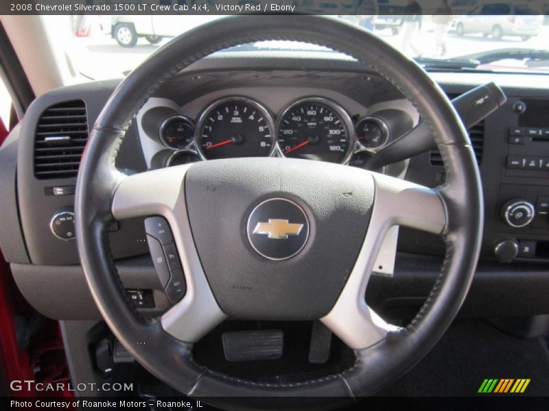 Victory Red / Ebony 2008 Chevrolet Silverado 1500 LT Crew Cab 4x4