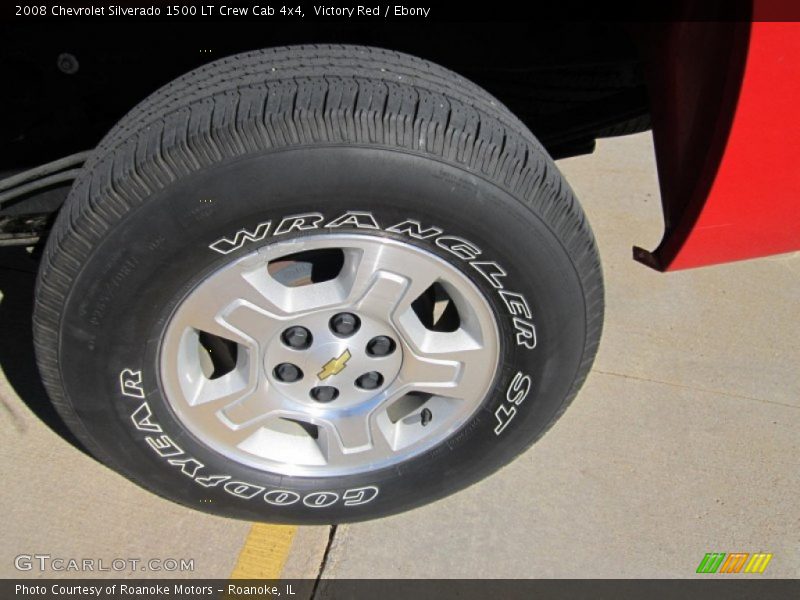 Victory Red / Ebony 2008 Chevrolet Silverado 1500 LT Crew Cab 4x4