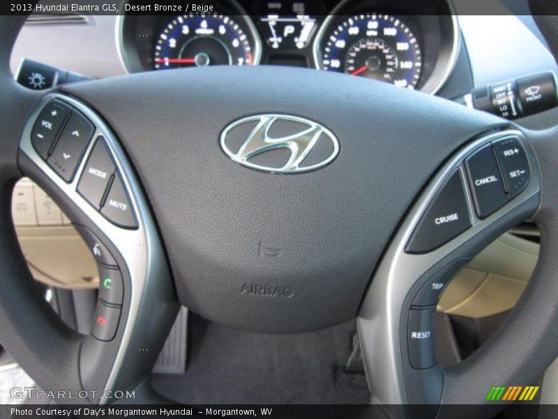 Desert Bronze / Beige 2013 Hyundai Elantra GLS