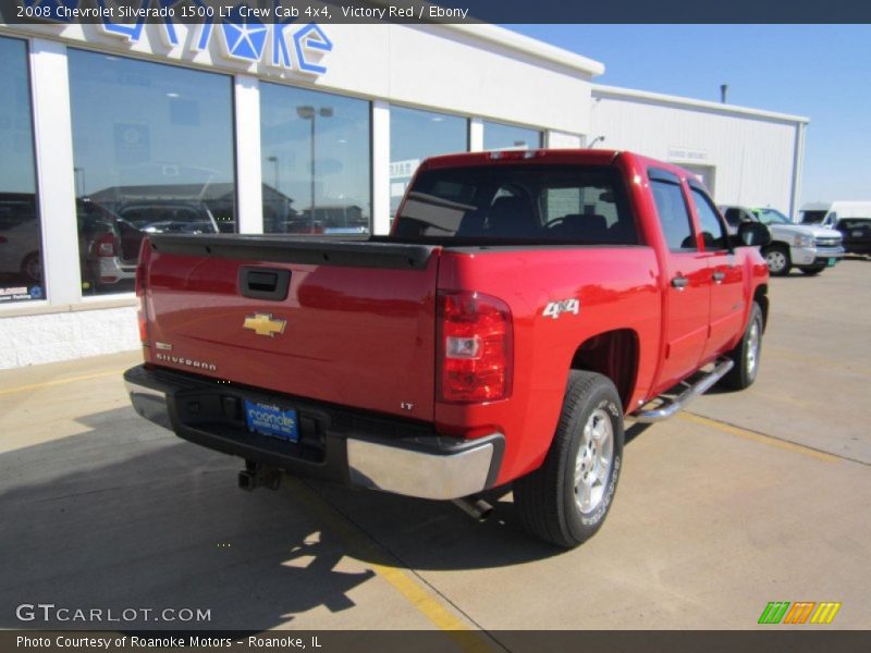 Victory Red / Ebony 2008 Chevrolet Silverado 1500 LT Crew Cab 4x4