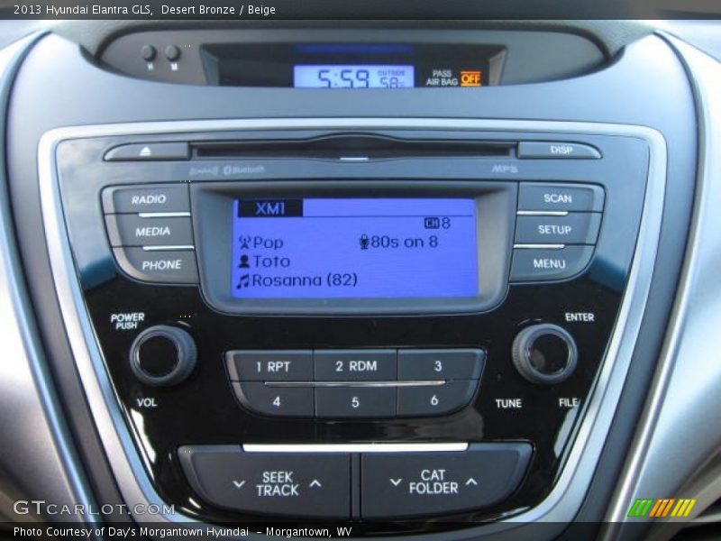 Desert Bronze / Beige 2013 Hyundai Elantra GLS