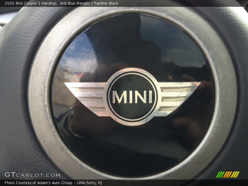 Indi Blue Metallic / Panther Black 2003 Mini Cooper S Hardtop