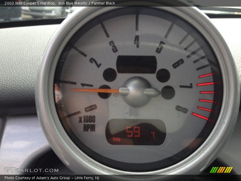  2003 Cooper S Hardtop S Hardtop Gauges