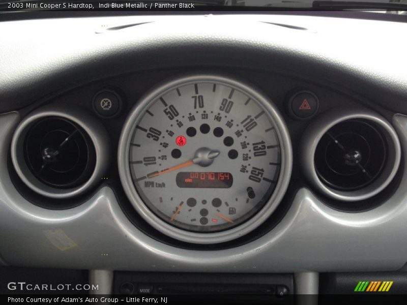  2003 Cooper S Hardtop S Hardtop Gauges