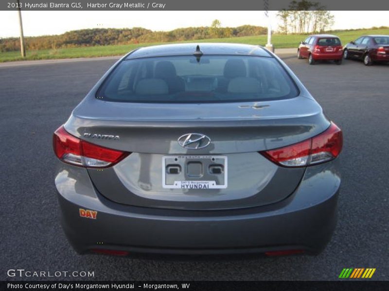 Harbor Gray Metallic / Gray 2013 Hyundai Elantra GLS