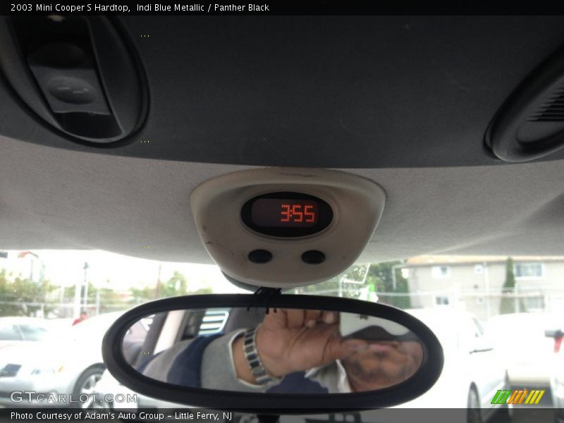 Indi Blue Metallic / Panther Black 2003 Mini Cooper S Hardtop